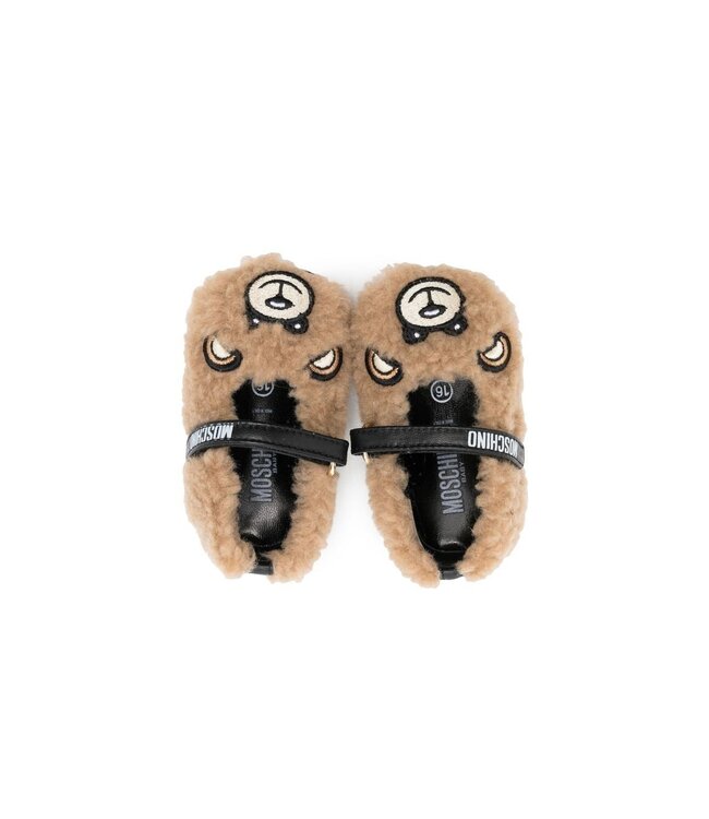 Moschino Moschino - Teddy Bear motif ballerina shoes
