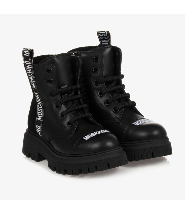 Moschino Moschino - Girls Black Leather Boots