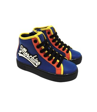 Moschino Moschino - Blue Orange Yellow High Top Sneaker