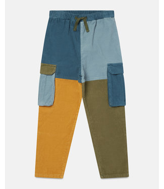 Stella McCartney Stella McCartney - Colourblock Corduroy Cargo Trousers