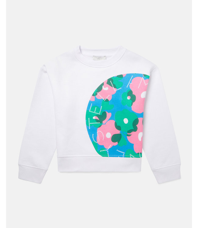 Stella McCartney Stella McCartney - Floral Print Active Logo Sweatshirt