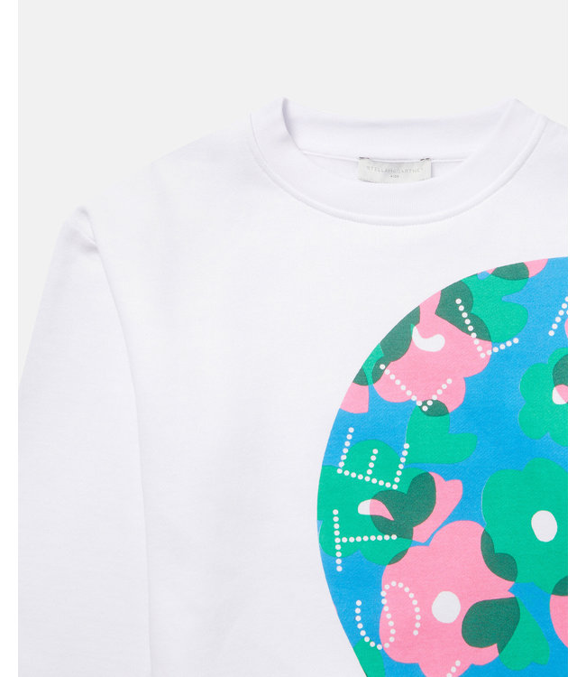 Stella McCartney Stella McCartney - Floral Print Active Logo Sweatshirt