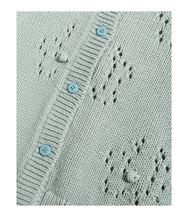 Stella McCartney Stella McCartney - Girls Flower Stitch Knit Cardigan