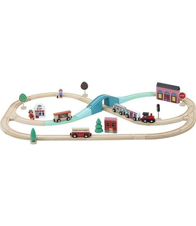 Vilac Vilac - Ingela P. Arrhenius - Grand Express Train Set with track