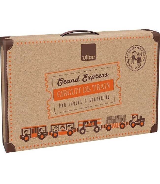 Vilac Vilac - Ingela P. Arrhenius - Grand Express Train Set with track