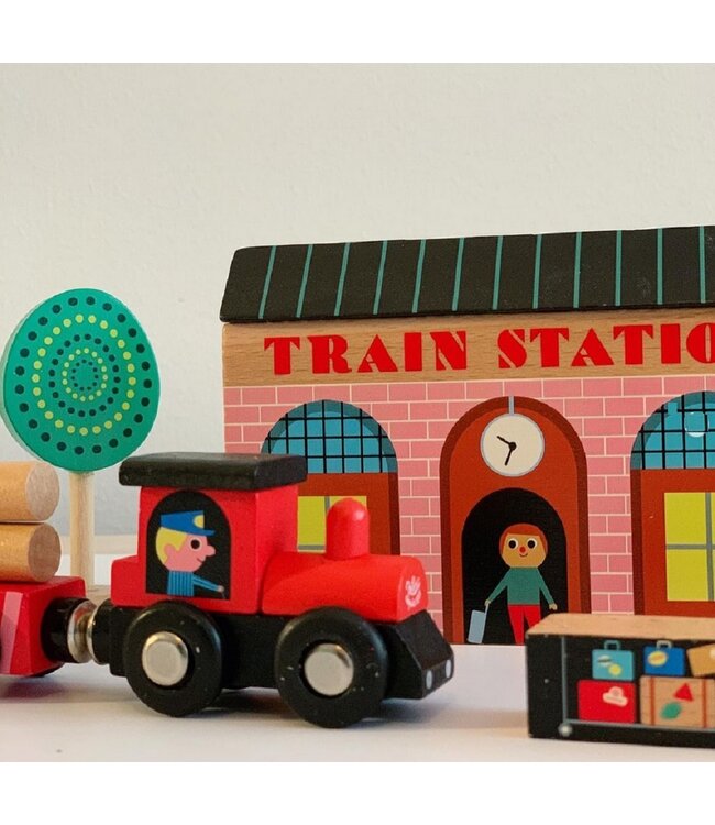 Vilac Vilac - Ingela P. Arrhenius - Grand Express Train Set with track