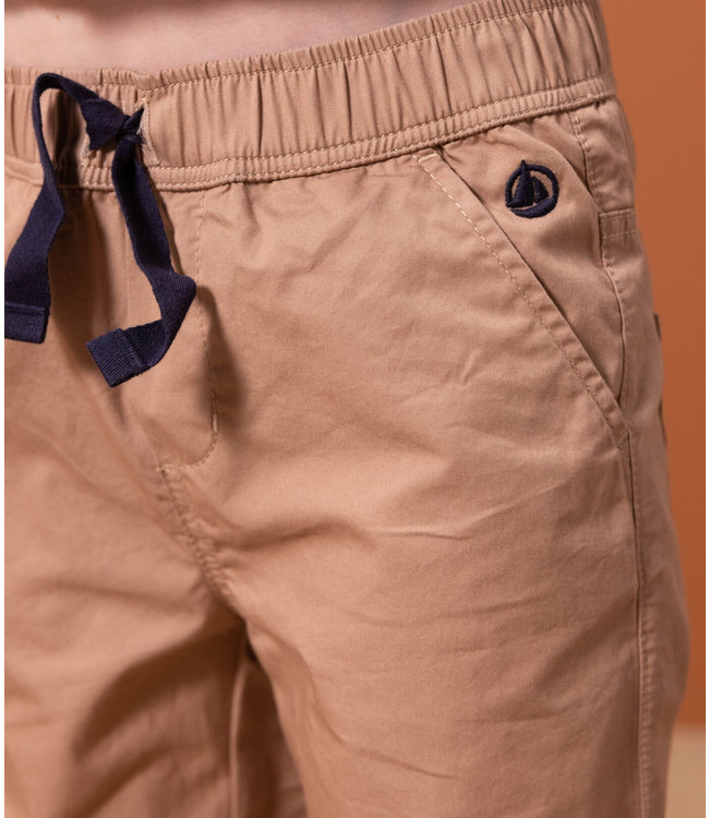 Petit Bateau Petit Bateau - BOYS' REGULAR COTTON SERGE TROUSERS