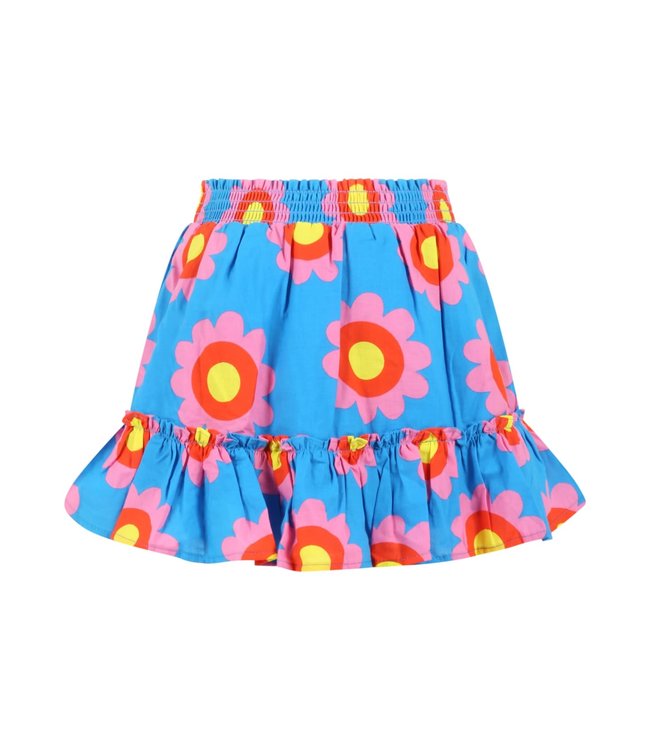 Stella McCartney Stella McCartney - Light-blue Skirt For Girl With Flowers