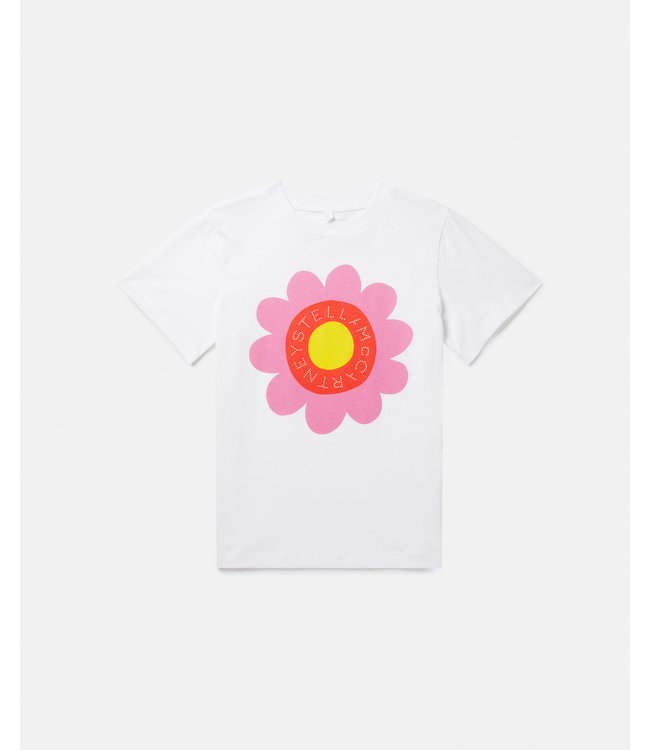 Stella McCartney Stella McCartney - Stella Logo Graphic Flower T-Shirt