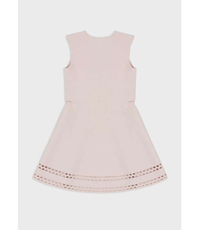 Emporio Armani Emporio Armani - Knit flared dress with laser-cut profile
