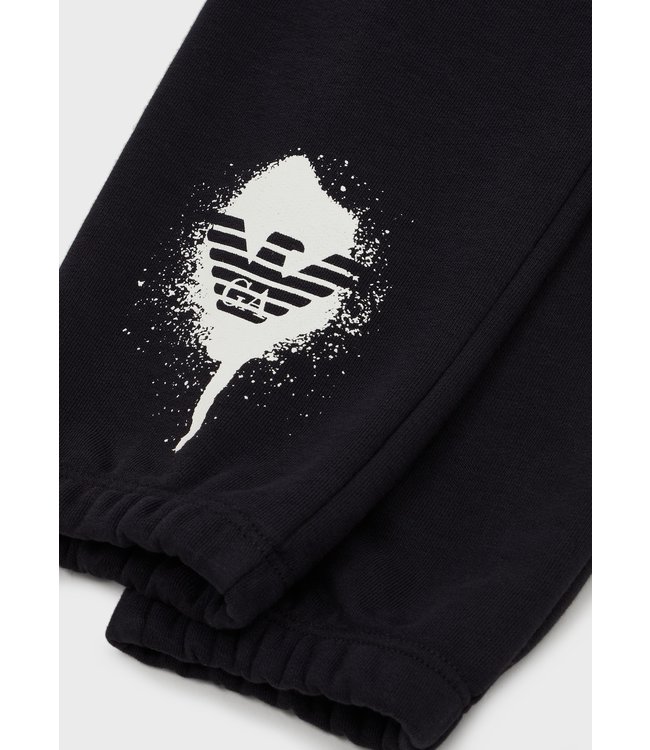 Emporio Armani Emporio Armani - Joggers with painted eagle logo