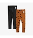 Mini Rodini Mini Rodini - 2-PACK BASIC HEARTS LEGGINGS
