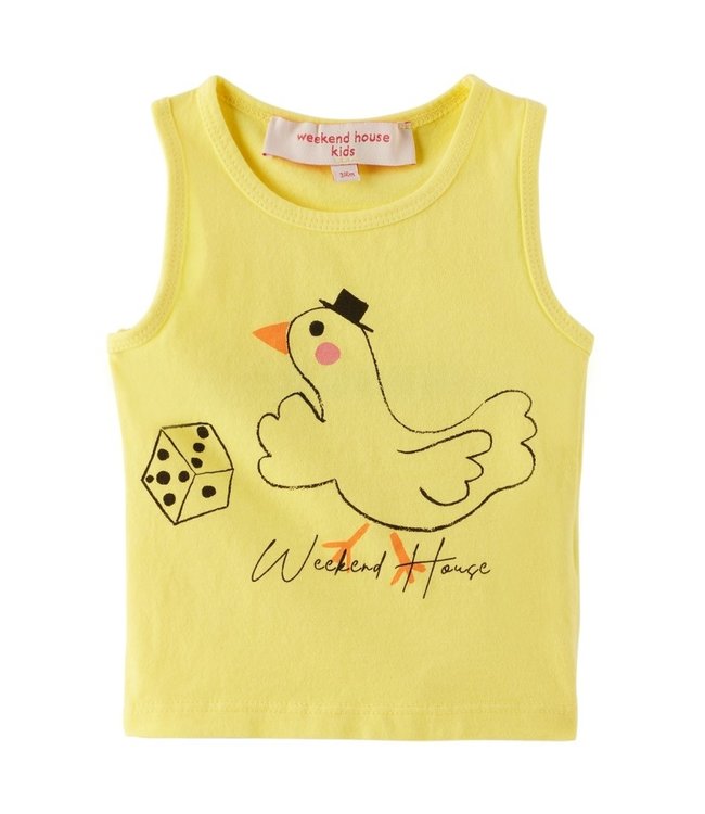 Weekend House WEEKEND HOUSE - Baby Yellow Goose Tank Top