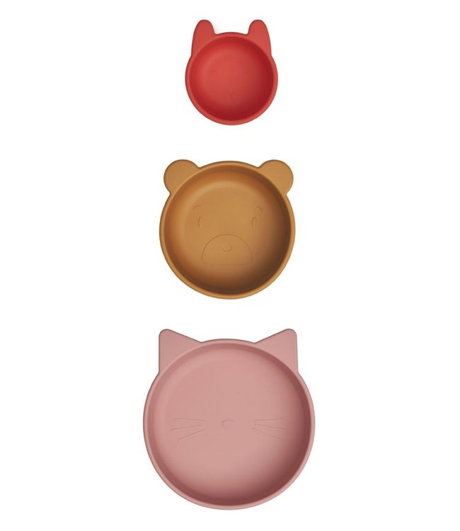 liewood Liewood - Bowls - 3-Pack - Silicone - Eddie