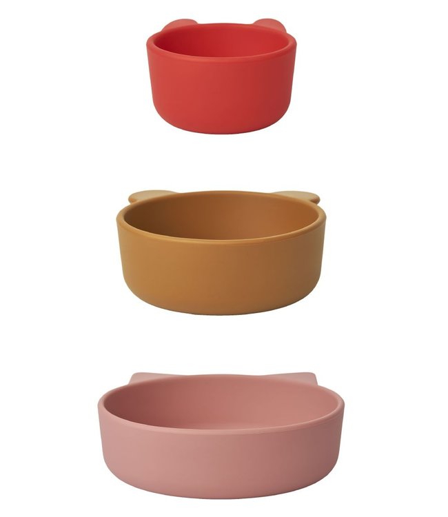 liewood Liewood - Bowls - 3-Pack - Silicone - Eddie