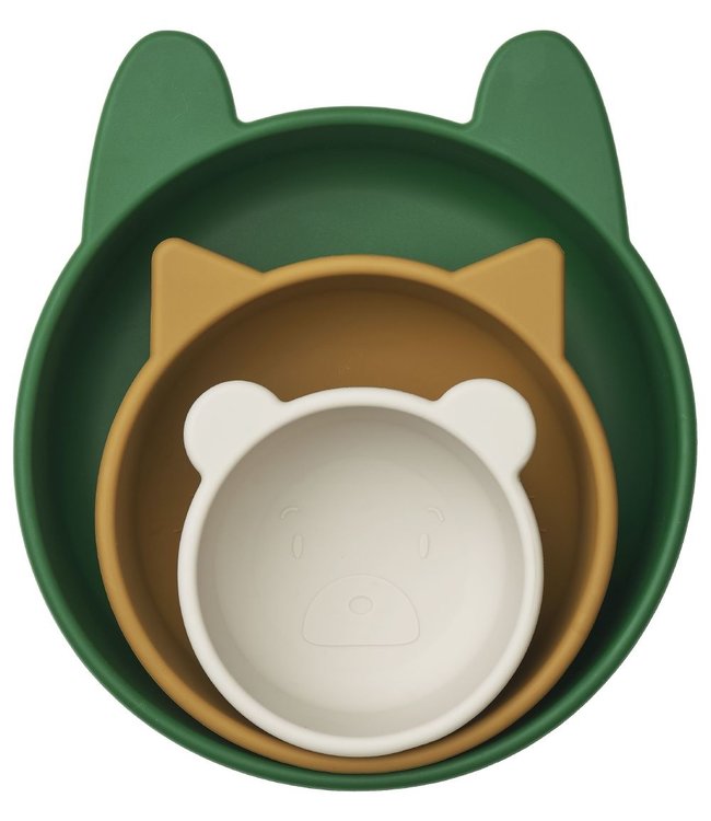 liewood Liewood - Bowls - 3-Pack - Silicone - Eddie