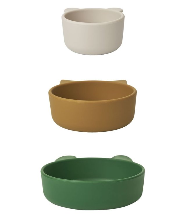 liewood Liewood - Bowls - 3-Pack - Silicone - Eddie