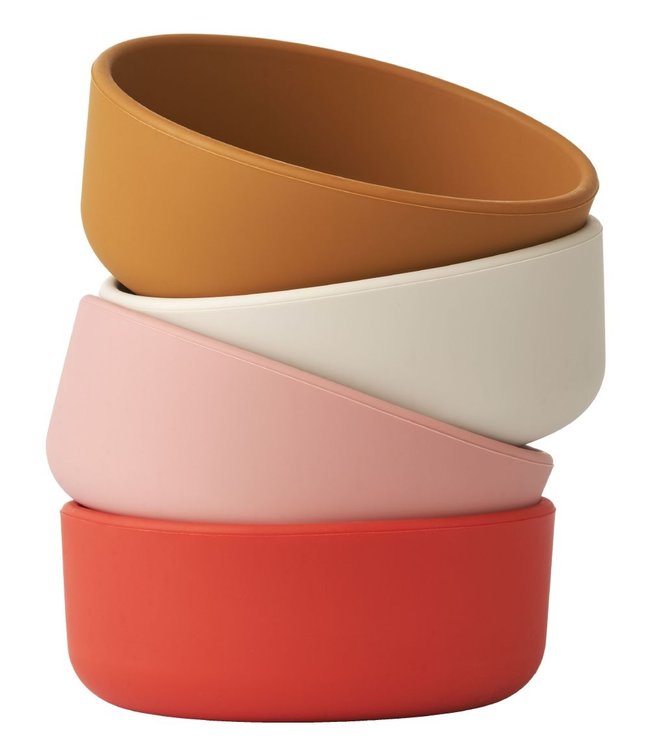 liewood Liewood - Bowls - 4-Pack - Silicone - Iggy