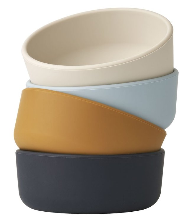 liewood Liewood - Bowls - 4-Pack - Silicone - Iggy