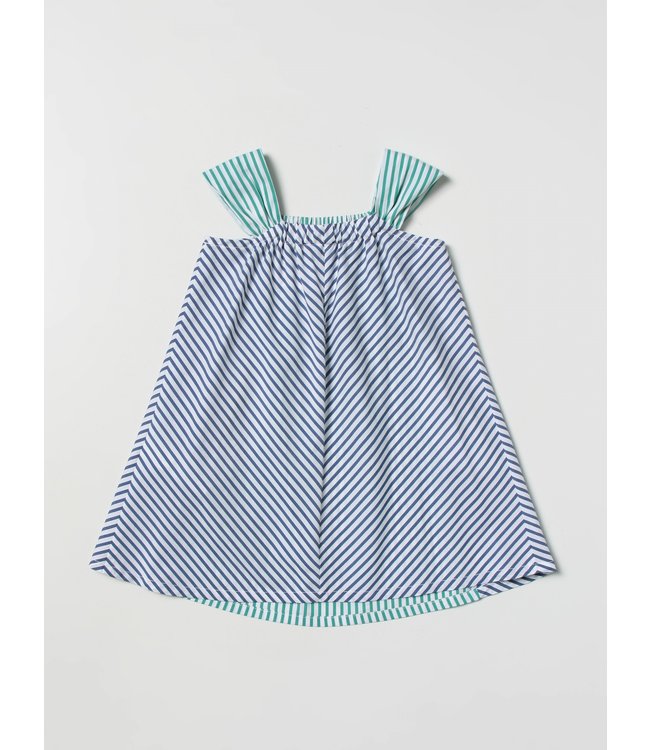 Il Gufo IL GUFO - Girl Dress 2 Colors Stripes