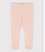 Petit Bateau PETIT BATEAU - Babies' Openwork Cotton Leggings