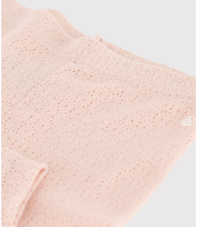 Petit Bateau PETIT BATEAU - Babies' Openwork Cotton Leggings