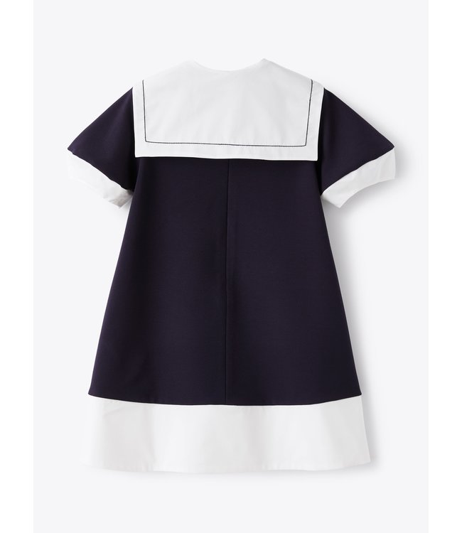 Il Gufo IL GUFO - Dress with removable collar