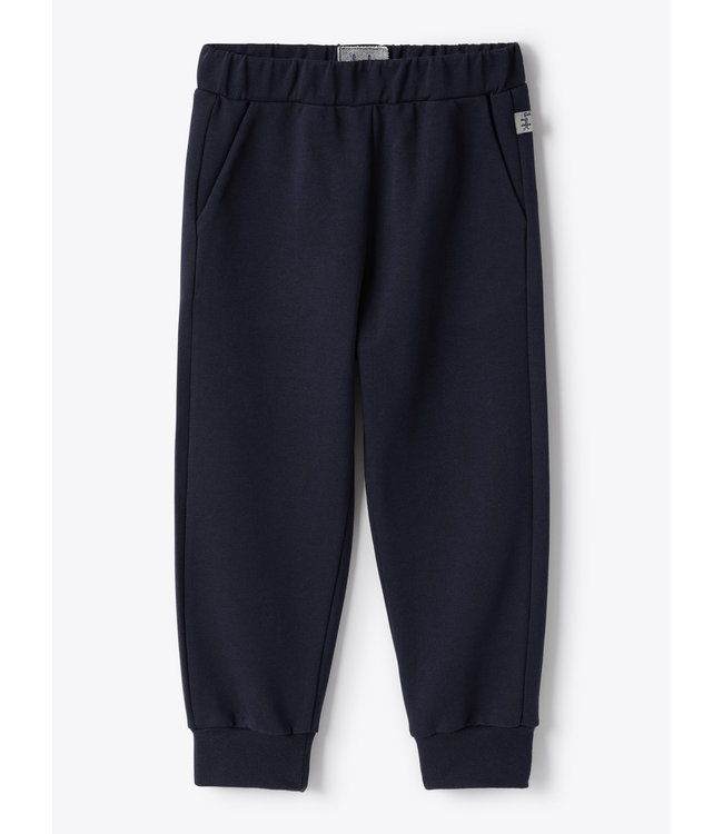 Il Gufo IL GUFO - Joggers in blue fleece