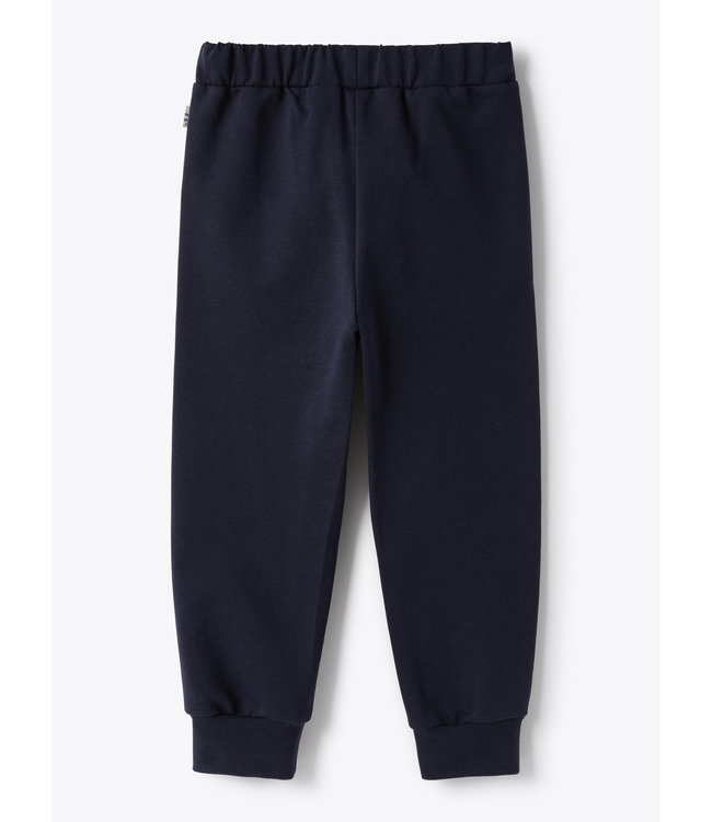 Il Gufo IL GUFO - Joggers in blue fleece