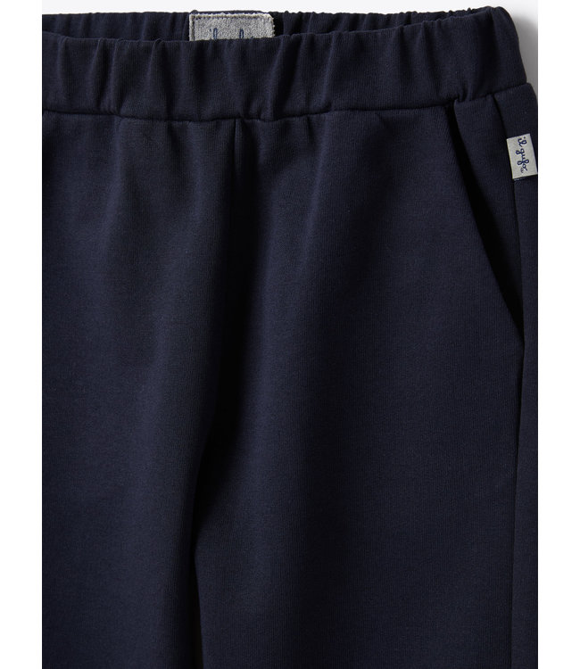 Il Gufo IL GUFO - Joggers in blue fleece