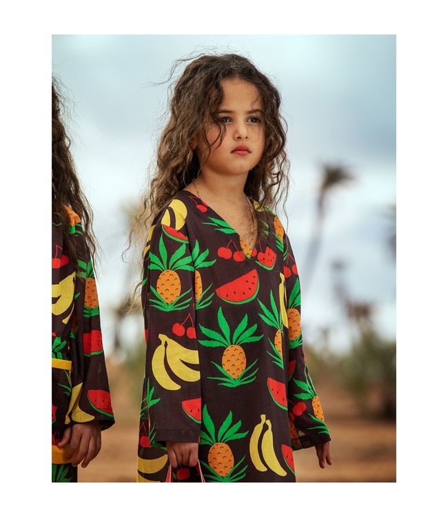 Mini Rodini MINI RODINI - Fruits Woven Kaftan