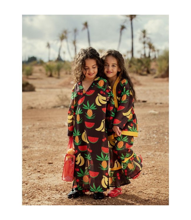 Mini Rodini MINI RODINI - Fruits Woven Kaftan