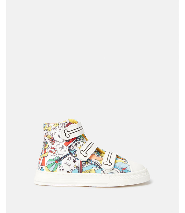 Stella McCartney STELLA MCCARTNEY - Funfair Print High-Top Trainers