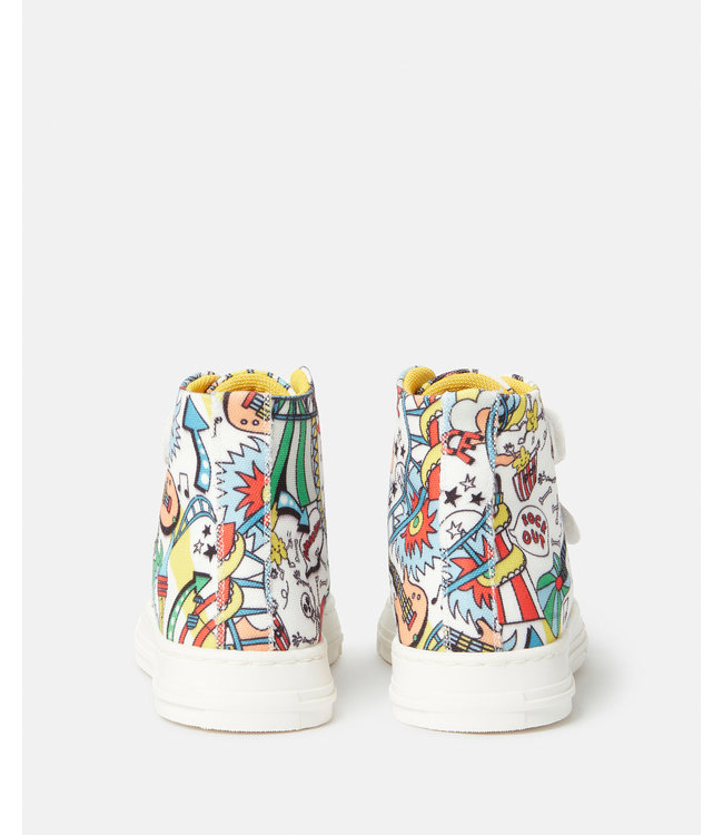 Stella McCartney STELLA MCCARTNEY - Funfair Print High-Top Trainers