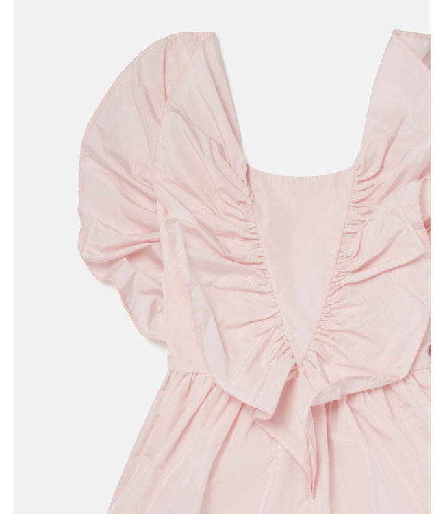 Stella McCartney STELLA MCCARTNEY-Ruffle Taffeta Belted Dress