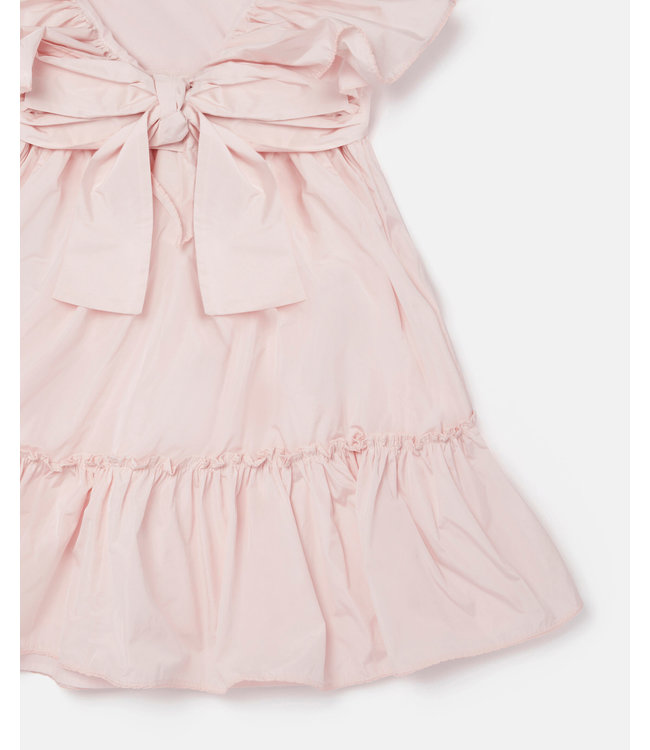 Stella McCartney STELLA MCCARTNEY-Ruffle Taffeta Belted Dress