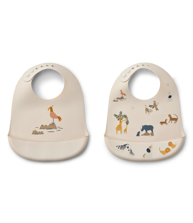 liewood LIEWOOD - Tilda Silicone Bib 2 Pack