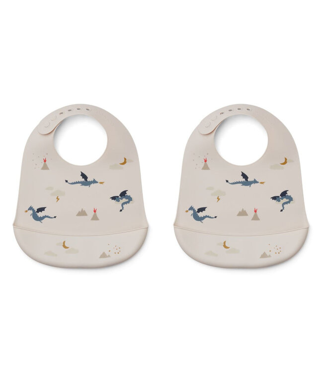 liewood LIEWOOD - Tilda Silicone Bib 2 Pack
