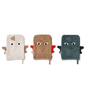 liewood LIEWOOD - Sylvester Washcloths 3 Pack