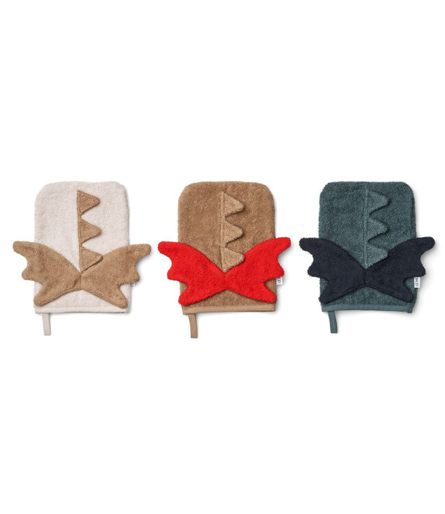 liewood LIEWOOD - Sylvester Washcloths 3 Pack