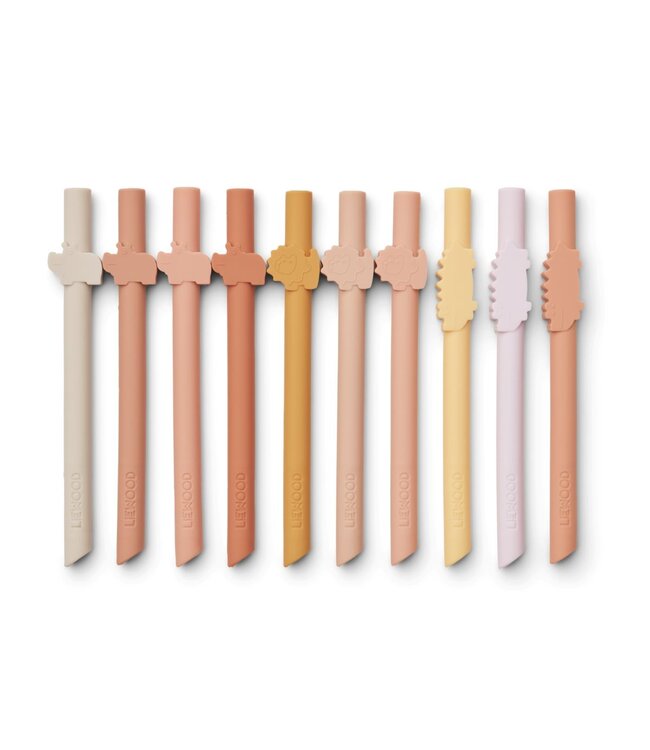 liewood LIEWOOD - Badu Straw 10-pack