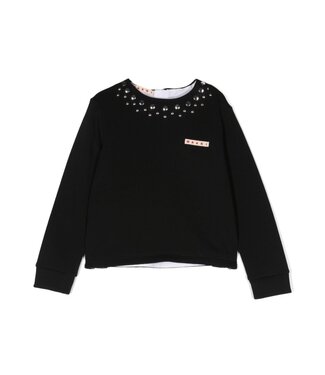 Marni Marni - Stud-detailing Cotton Sweatshirt