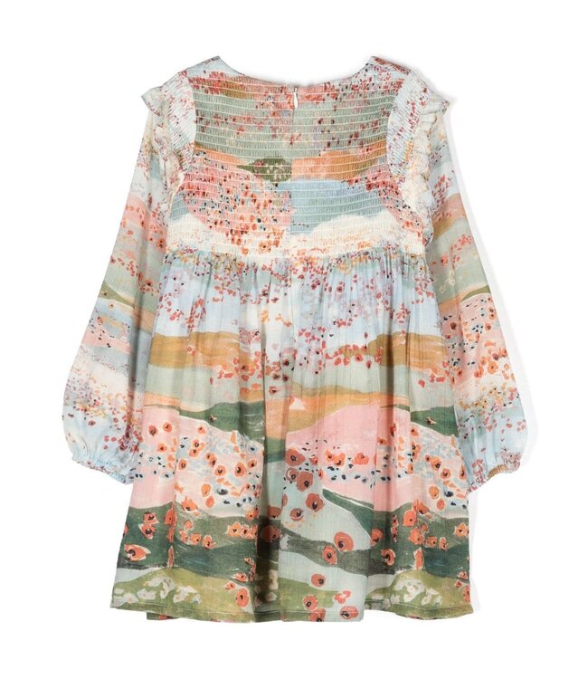 Chloe Chloe - Graphic-print Long-sleeve Dress