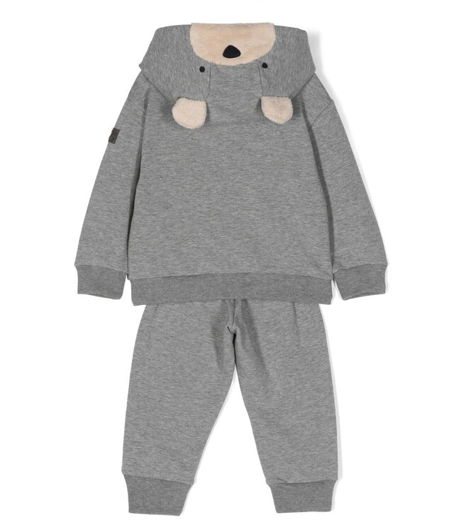 Il Gufo IL GUFO - Mélange-effect Cotton Tracksuit Set