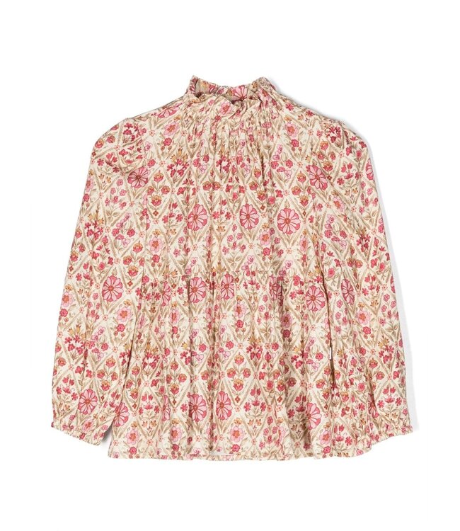 Il Gufo IL GUFO - floral-print frilled blouse