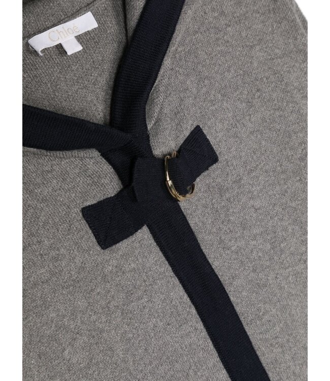 Chloe Chloe - Intarsia-knit Hooded Coat