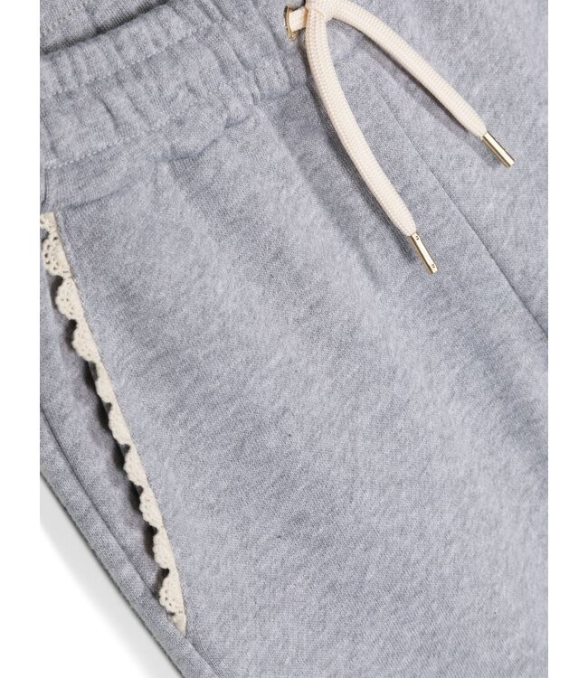Chloe Chloe - Lace-trim Cotton Track Pants