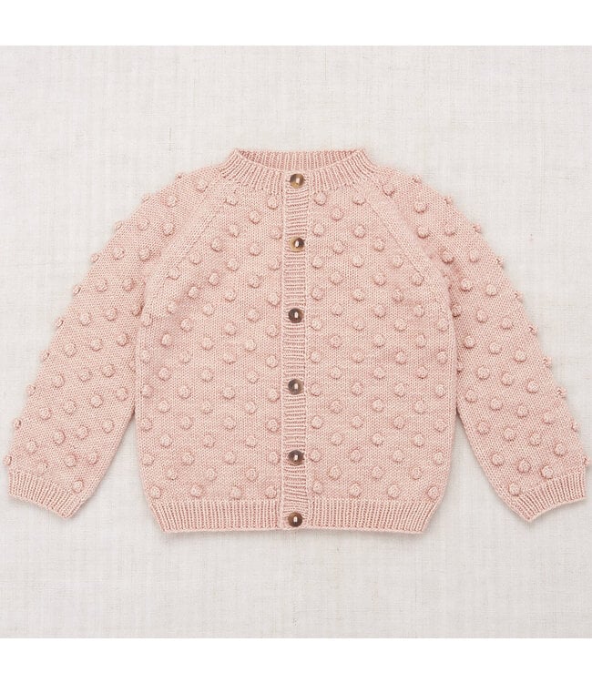 misha&puff Rosette ポップコーンカーディガン 2y-