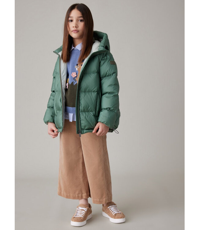 Il Gufo IL GUFO - Short Hooded Down Jacket In Two Different Colours