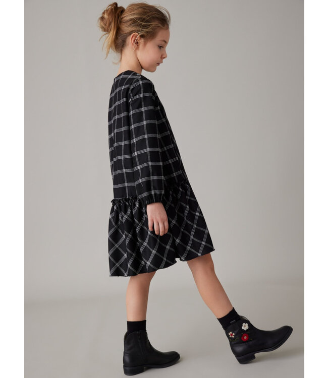 Il Gufo IL GUFO - Dress In Checked Technowool